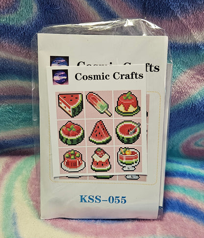 Summer Melon Shimmer & Save Diamond Painting Bundle Cosmic Crafts