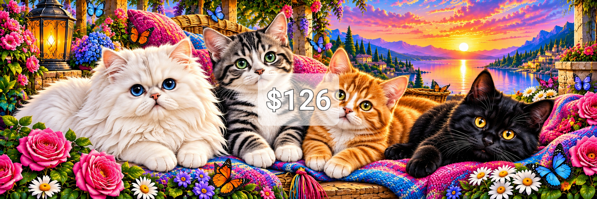 Limited Edition Mega Canvas PREMADE ARTWORK SPECIAL 1 Cosmic Crafts