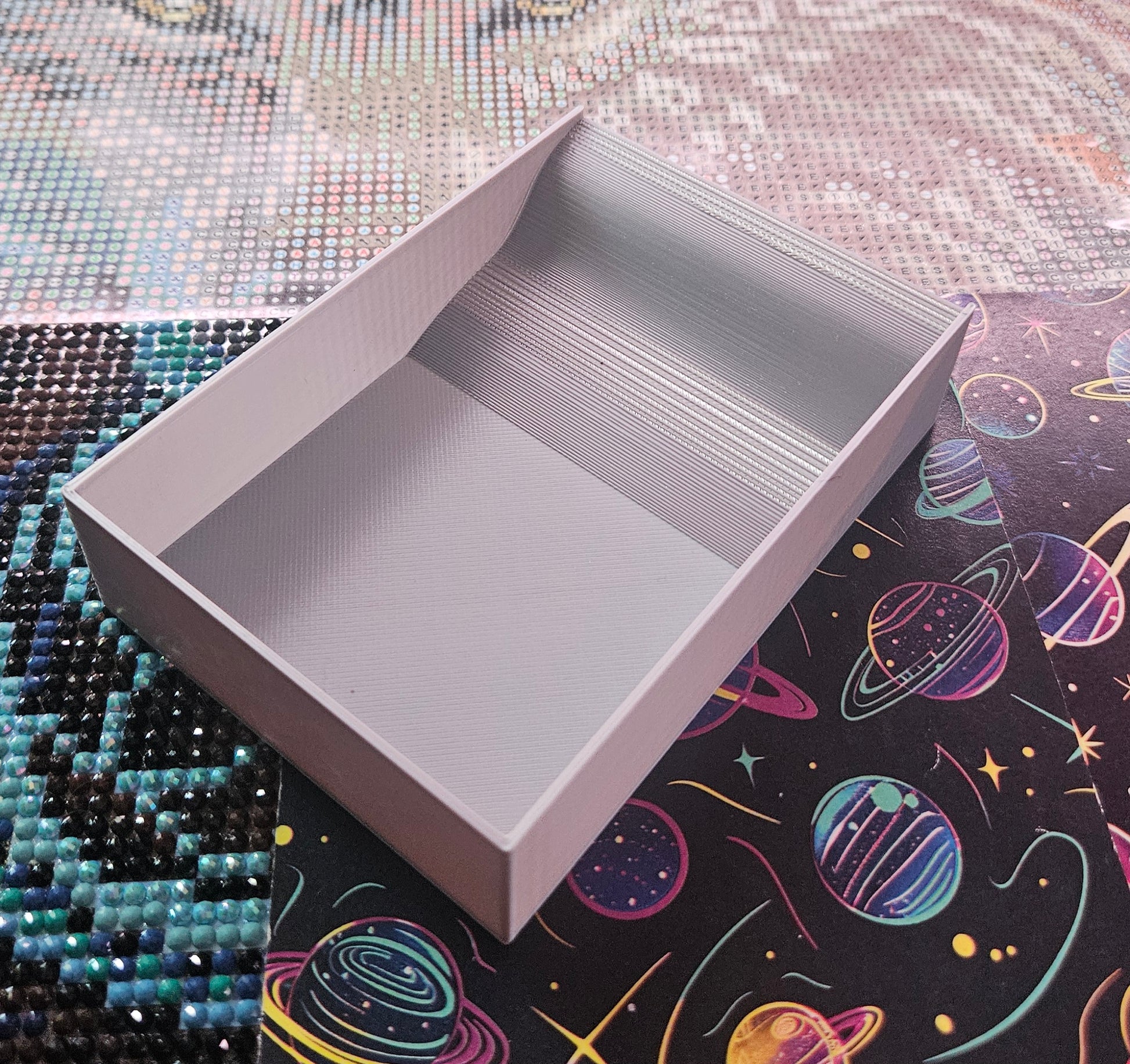 Diamond Painting Release Paper Storage & Dispenser Box, Diamond Art Cover Sheet Organizer Cosmic Crafts
