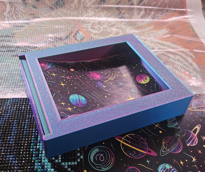 Diamond Painting Release Paper Storage & Dispenser Box, Diamond Art Cover Sheet Organizer Cosmic Crafts