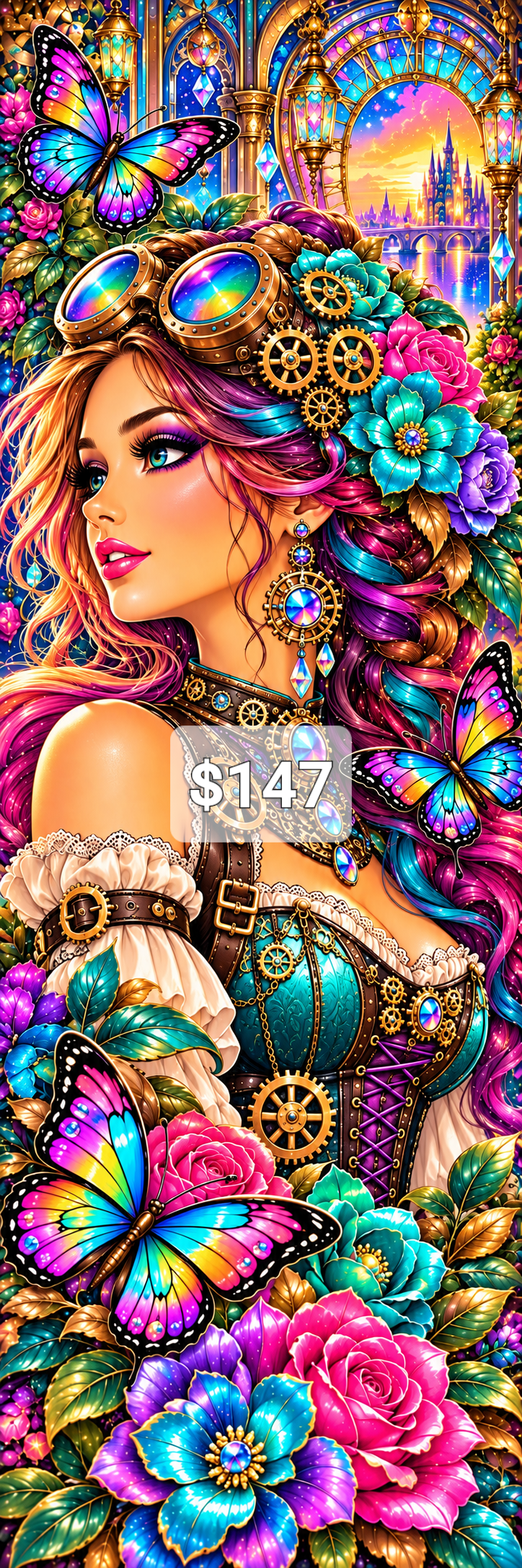 Limited Edition Mega Canvas PREMADE ARTWORK SPECIAL 1 Cosmic Crafts