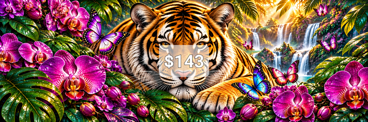 Limited Edition Mega Canvas PREMADE ARTWORK SPECIAL 1 Cosmic Crafts