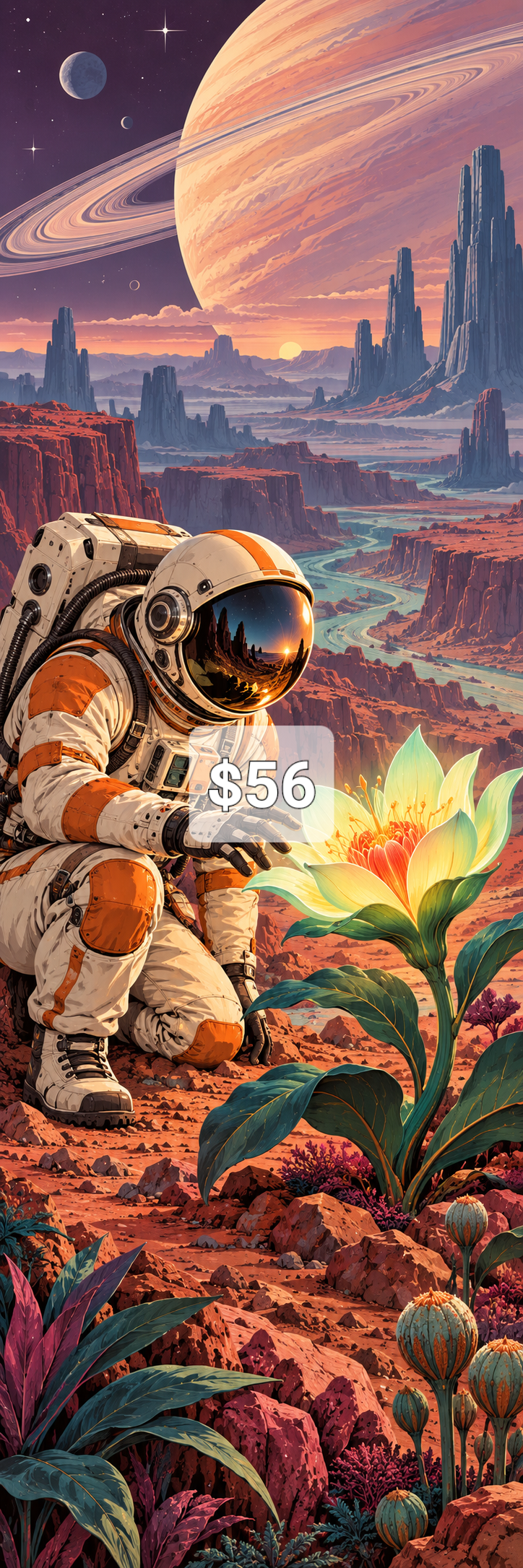 Limited Edition Mega Canvas PREMADE ARTWORK SPECIAL 1 Cosmic Crafts