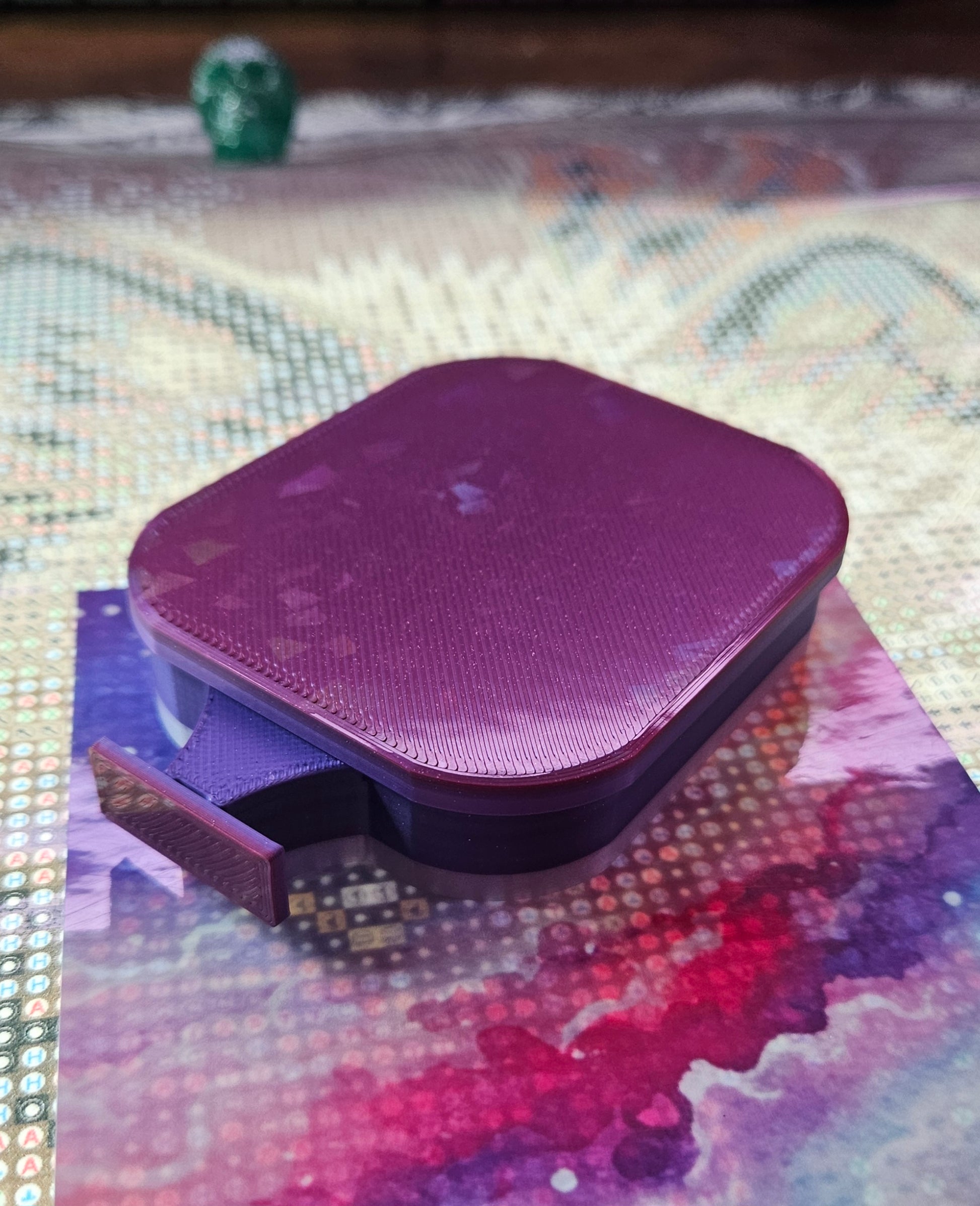 Multi-Color LUNA Washi Diamond Painting Tray with Snap Lid, Spout, Stopper Cosmic Crafts
