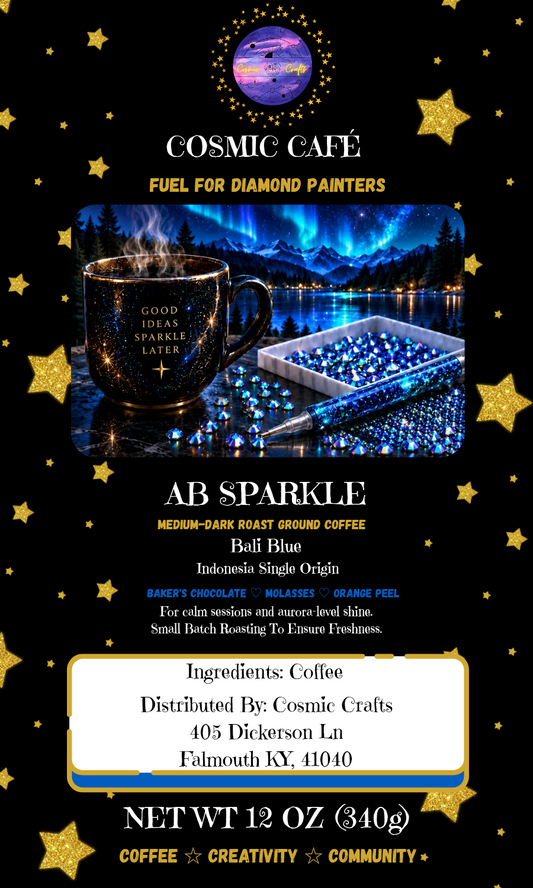 AB Spark – Bali Blue Medium-Dark Ground Coffee | Cosmic Cafe Cosmic Crafts