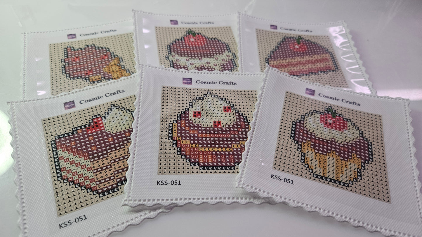 Mini Cherry Chocolate Treats Diamond Art Kit (6-Pack) Cosmic Crafts