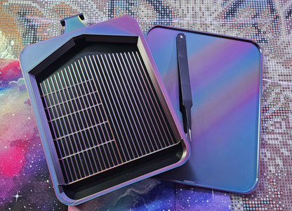 Multi-Color Universe Multiplacer Washi SNAP, XXL Diamond Painting Tray with Snap-On Lid Cosmic Crafts