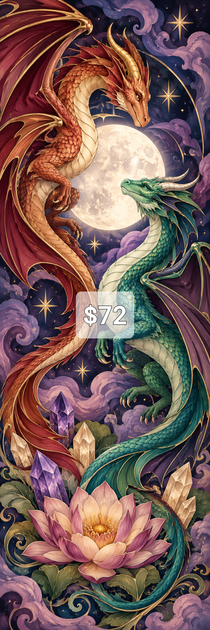 Limited Edition Mega Canvas PREMADE ARTWORK SPECIAL 1 Cosmic Crafts