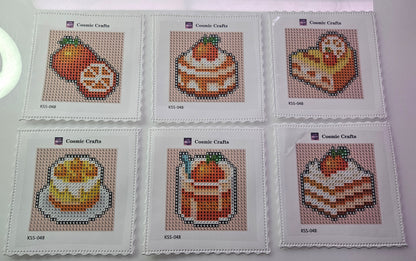 Mini Orange Citrus Treats Diamond Art Kit (6-Pack) Cosmic Crafts