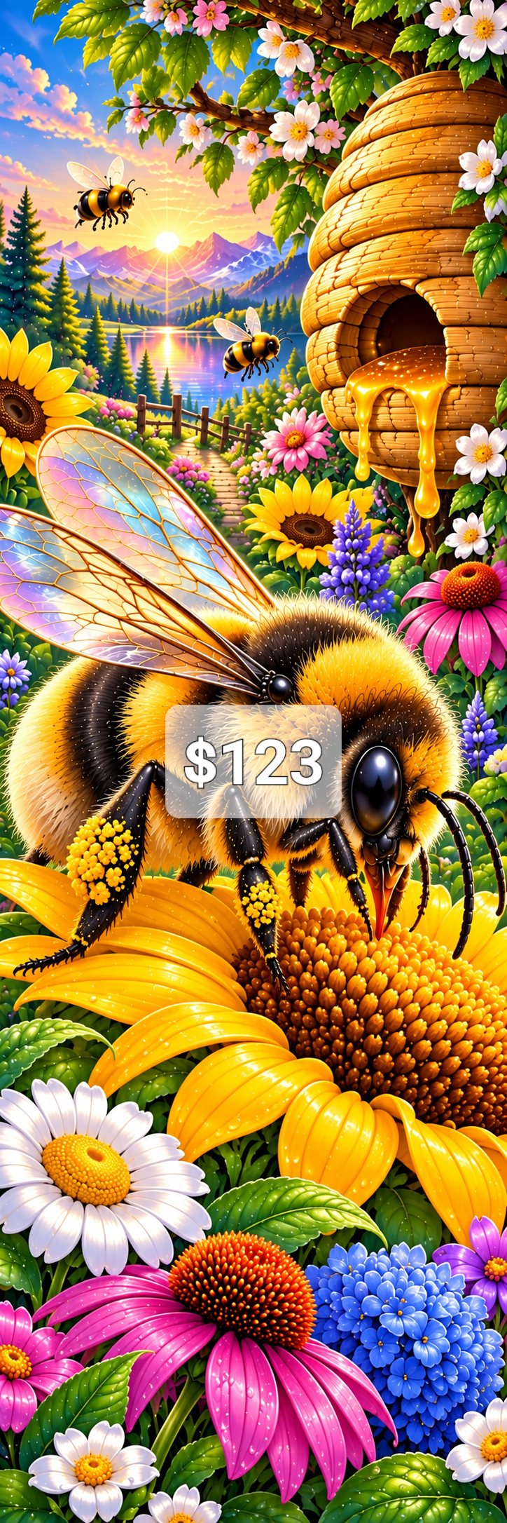 Limited Edition Mega Canvas PREMADE ARTWORK SPECIAL 1 Cosmic Crafts