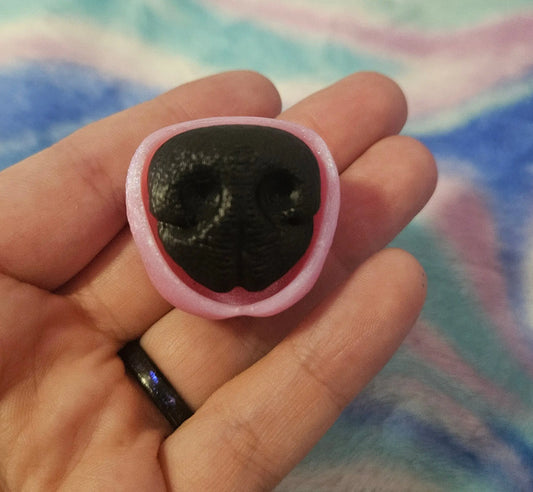 Dog Nose Fidget Clicker, 3D Printed Fidget Toy, Dog Lover Gift, Keychain or Desk Fidget, Custom Color Made To Order Cosmic Crafts