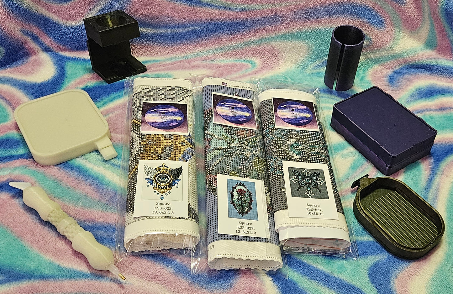 Alt Style Shimmer & Save Diamond Painting Bundle Cosmic Crafts