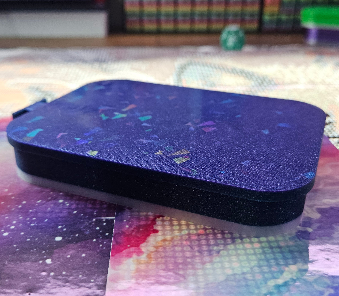 Multi-Color SOL Washi Multiplacer Diamond Painting Tray, Large Rhinestone Art Tray with Snap-On Lid Cosmic Crafts