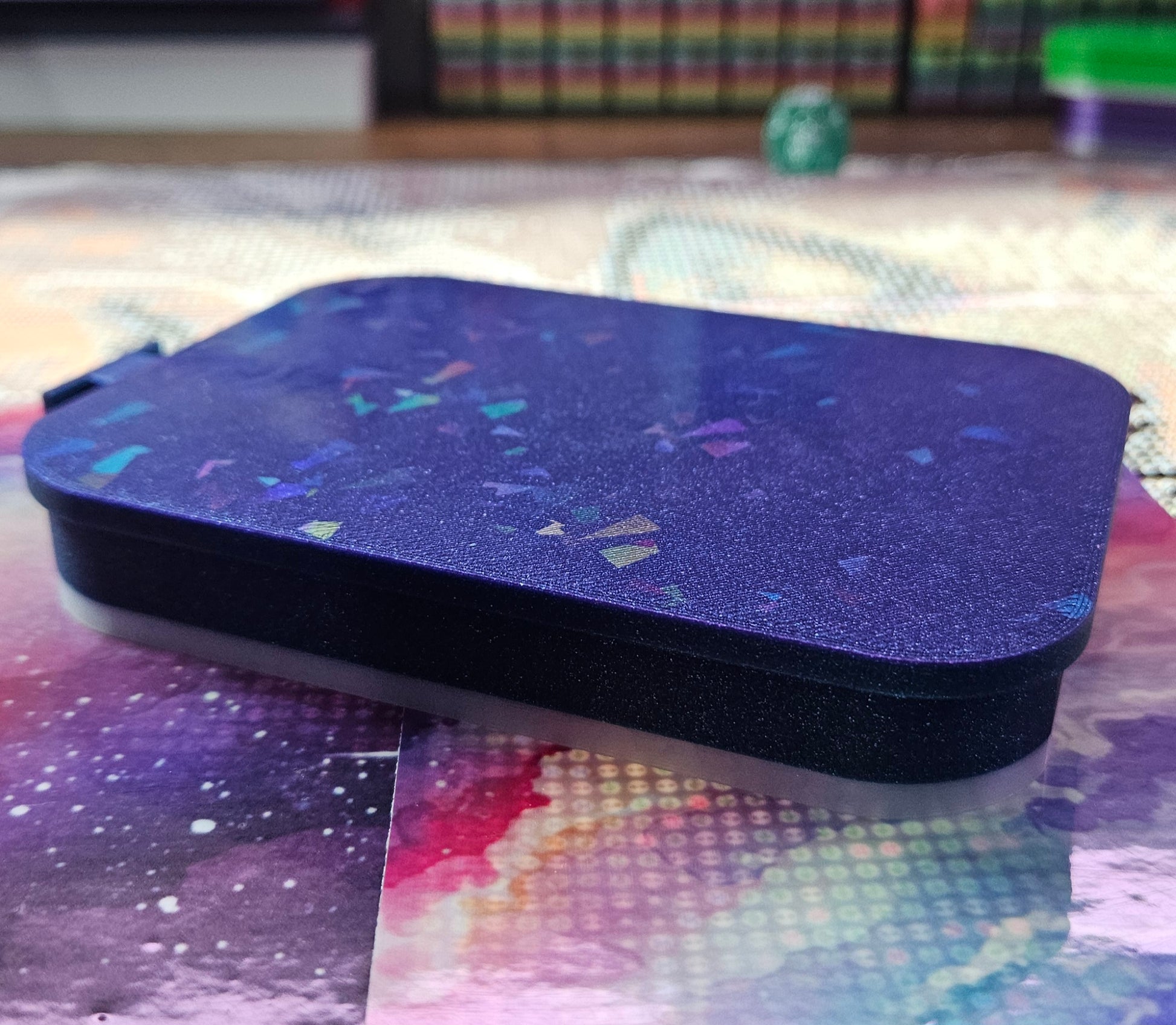 Multi-Color SOL Washi Multiplacer Diamond Painting Tray, Large Rhinestone Art Tray with Snap-On Lid Cosmic Crafts