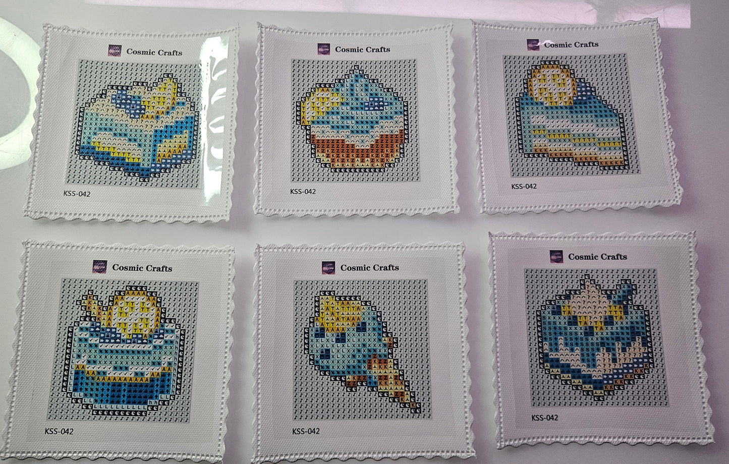 Mini Blueberry Lemon Treats Diamond Art Kit (6-Pack) Cosmic Crafts