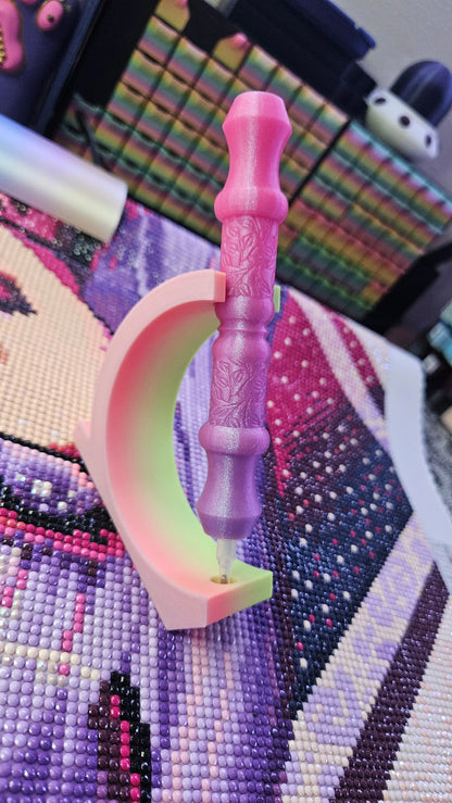 Stylish Diamond Art Pen VINE Style, Lightweight 3D Printed Tool, E-Painter Version Available, Comfortable and Colorful, Diamond Painting Accessory, Rhinestone Painting Pen Cosmic Crafts