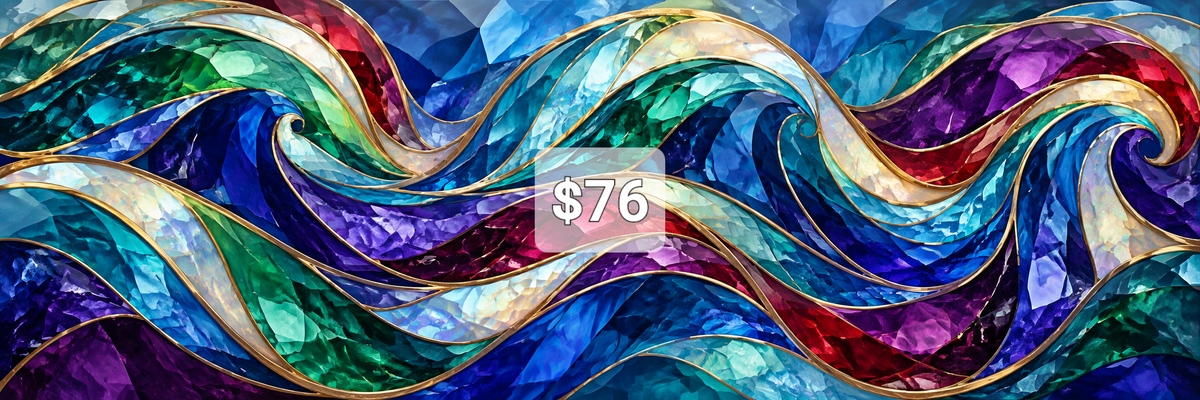 Limited Edition Mega Canvas PREMADE ARTWORK SPECIAL 1 Cosmic Crafts