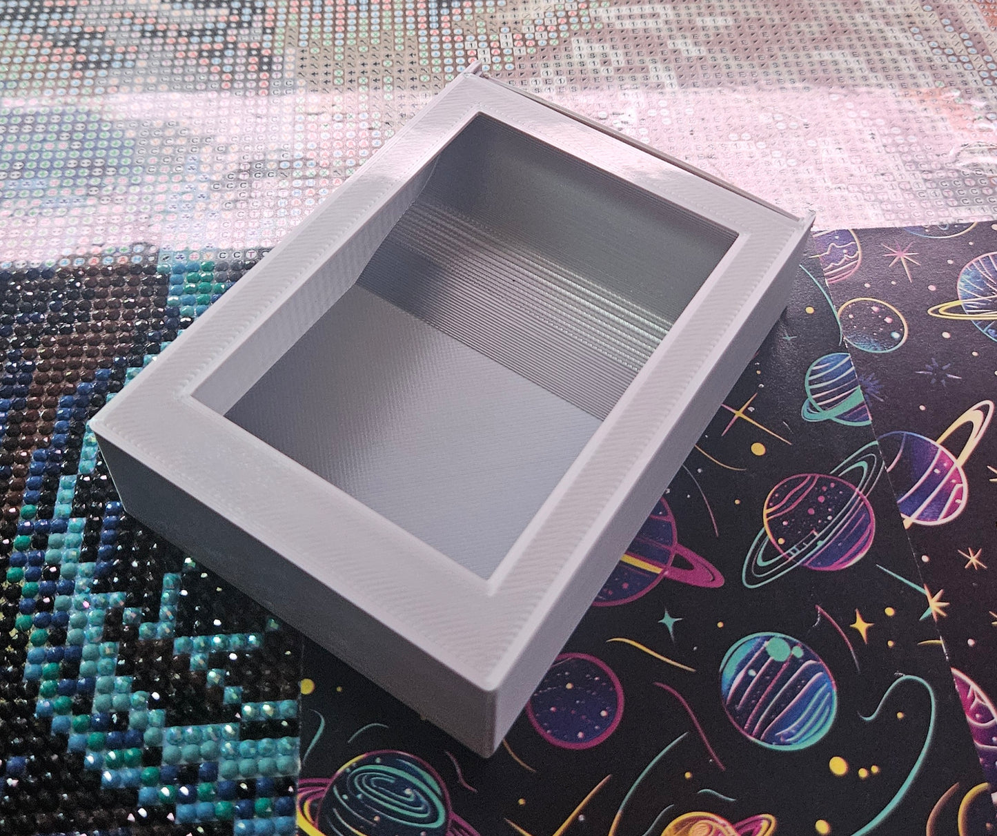 Diamond Painting Release Paper Storage & Dispenser Box, Diamond Art Cover Sheet Organizer Cosmic Crafts