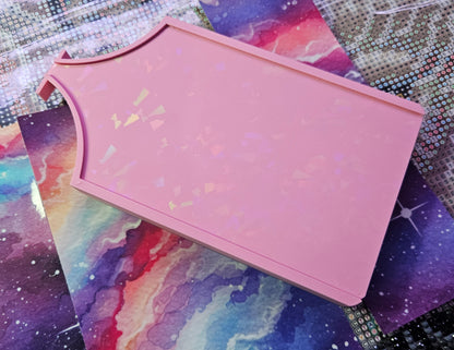 Multi-Color Long ECLIPSE WASHI Diamond Painting Tray with Lid, Spill Resistant Diamond Art Accessory (Copy) Cosmic Crafts