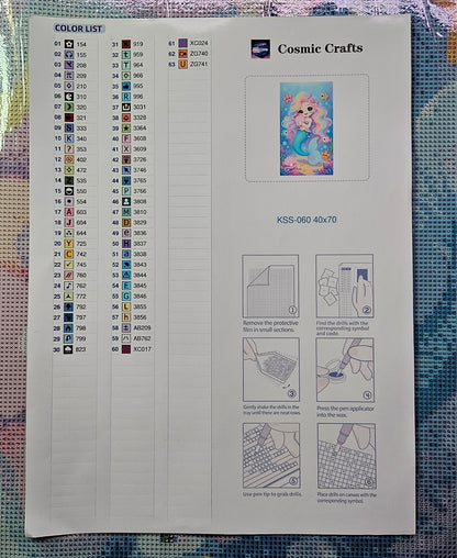 Glimmer Mermaid Limited Edition Diamond Painting Bundle Cosmic Crafts