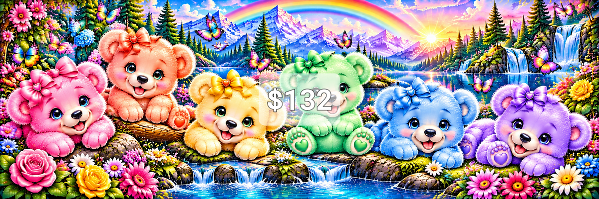 Limited Edition Mega Canvas PREMADE ARTWORK SPECIAL 1 Cosmic Crafts