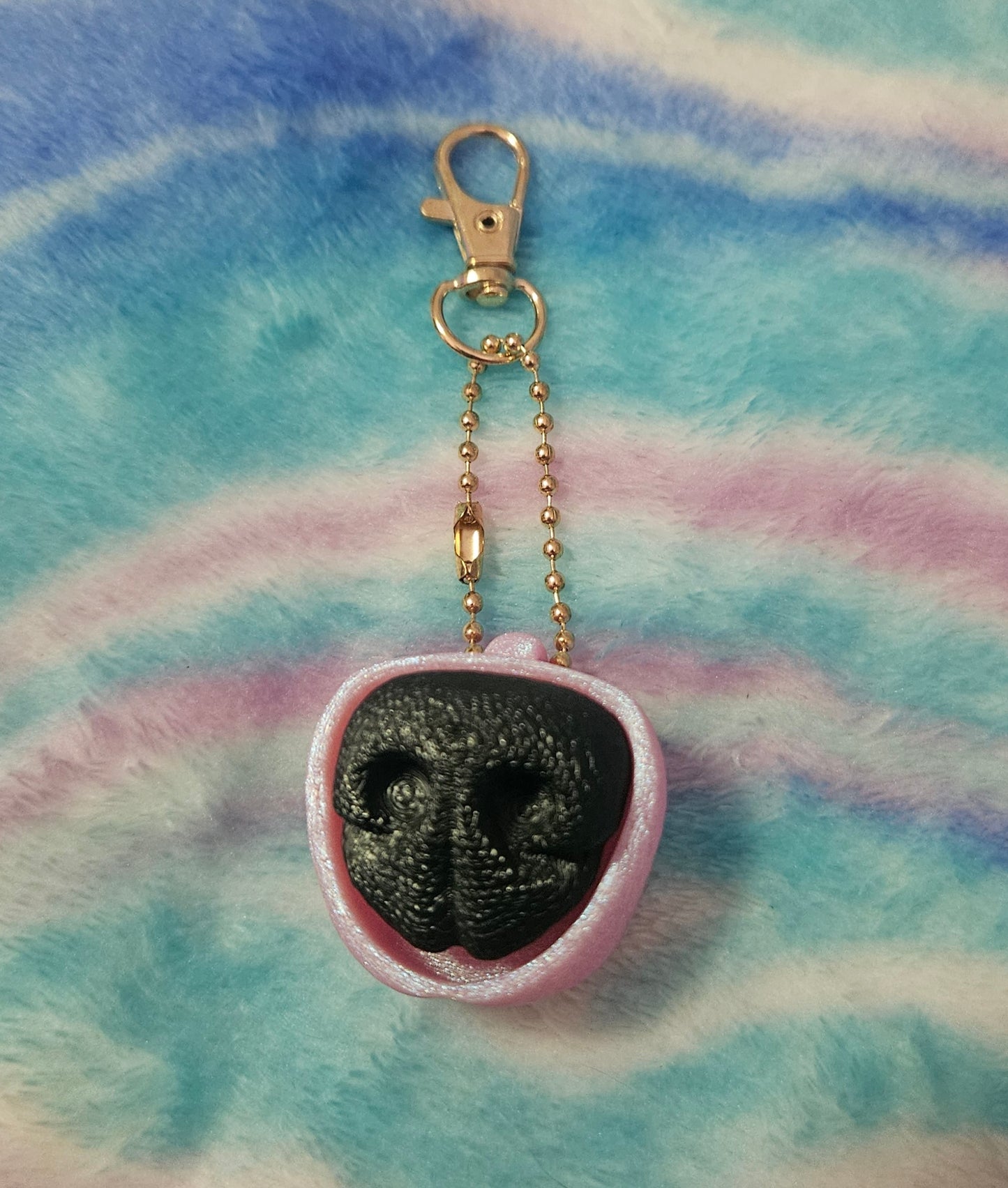 Dog Nose Fidget Clicker, 3D Printed Fidget Toy, Dog Lover Gift, Keychain or Desk Fidget, Custom Color Made To Order