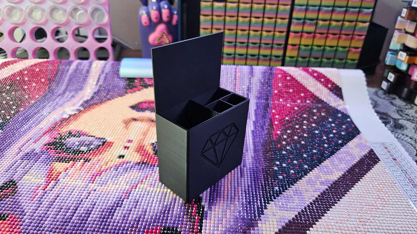 Small Diamond Painting Organizer, 3D Printed Mini Drawer System, Expandable Drill Storage for Diamond Art, Rhinestones, Beads & Crafts