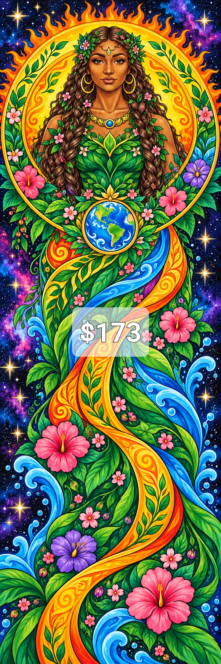 Limited Edition Mega Canvas PREMADE ARTWORK SPECIAL 1 Cosmic Crafts