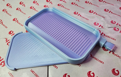 Long Landscape Diamond Art Tray with Sliding Lid & Washi Shelf, Extra Capacity Drill Tray, 3D Printed Rhinestone Accessory Cosmic Crafts