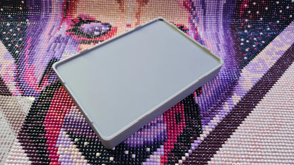 Large Diamond Painting Tray, Combo Spout-less Stacking 3D Printed Tray, Sliding Lid, Single Placer Grid + Standard Lines, STAR Series Cosmic Crafts