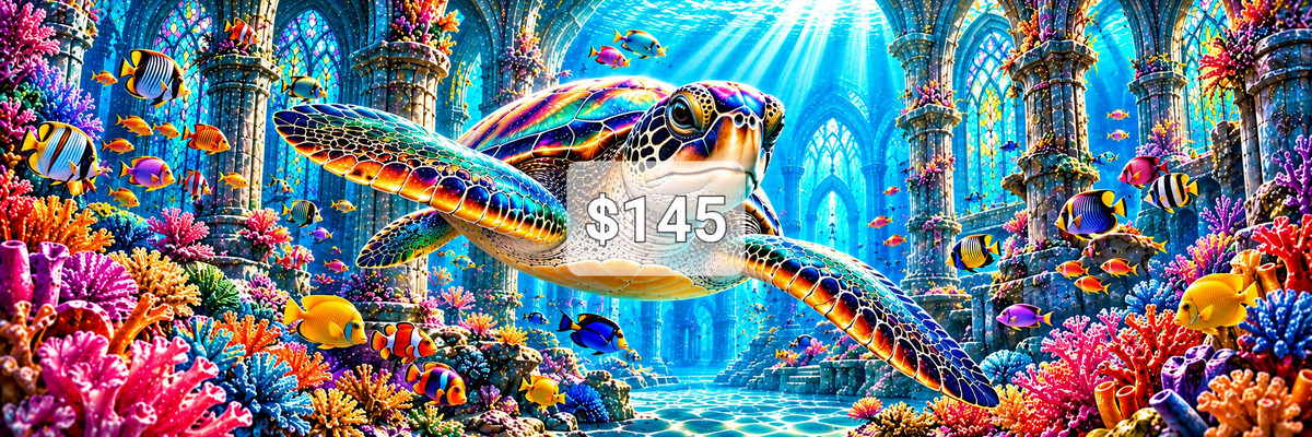 Limited Edition Mega Canvas PREMADE ARTWORK SPECIAL 1 Cosmic Crafts