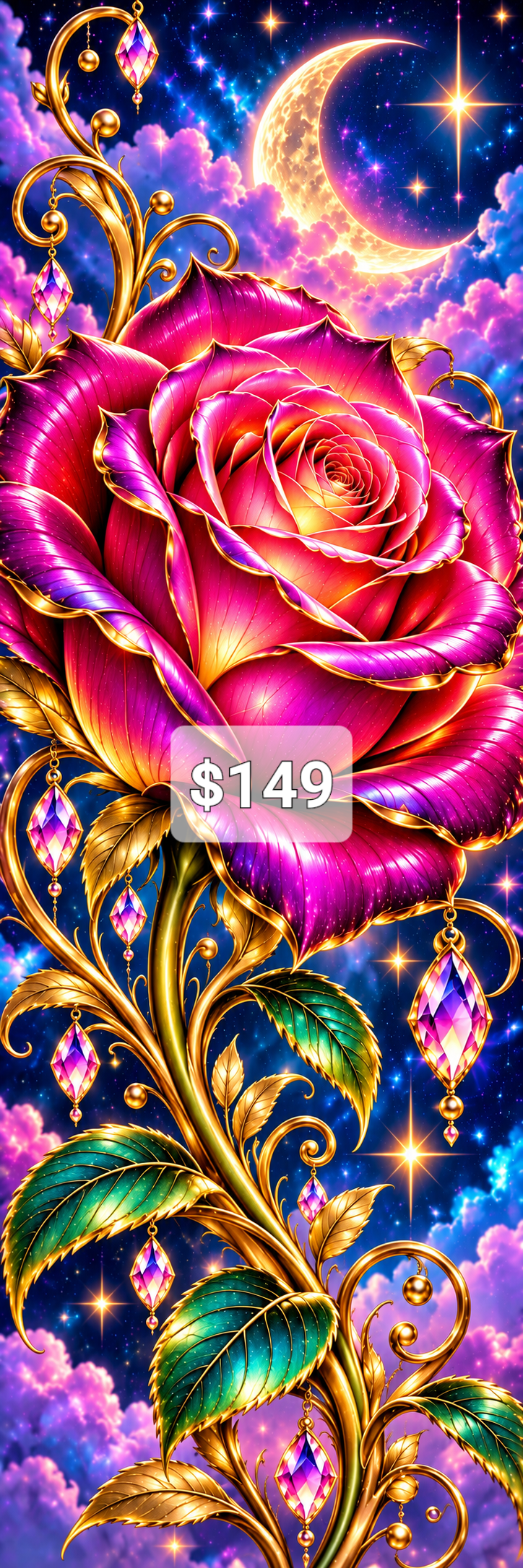 Limited Edition Mega Canvas PREMADE ARTWORK SPECIAL 1 Cosmic Crafts