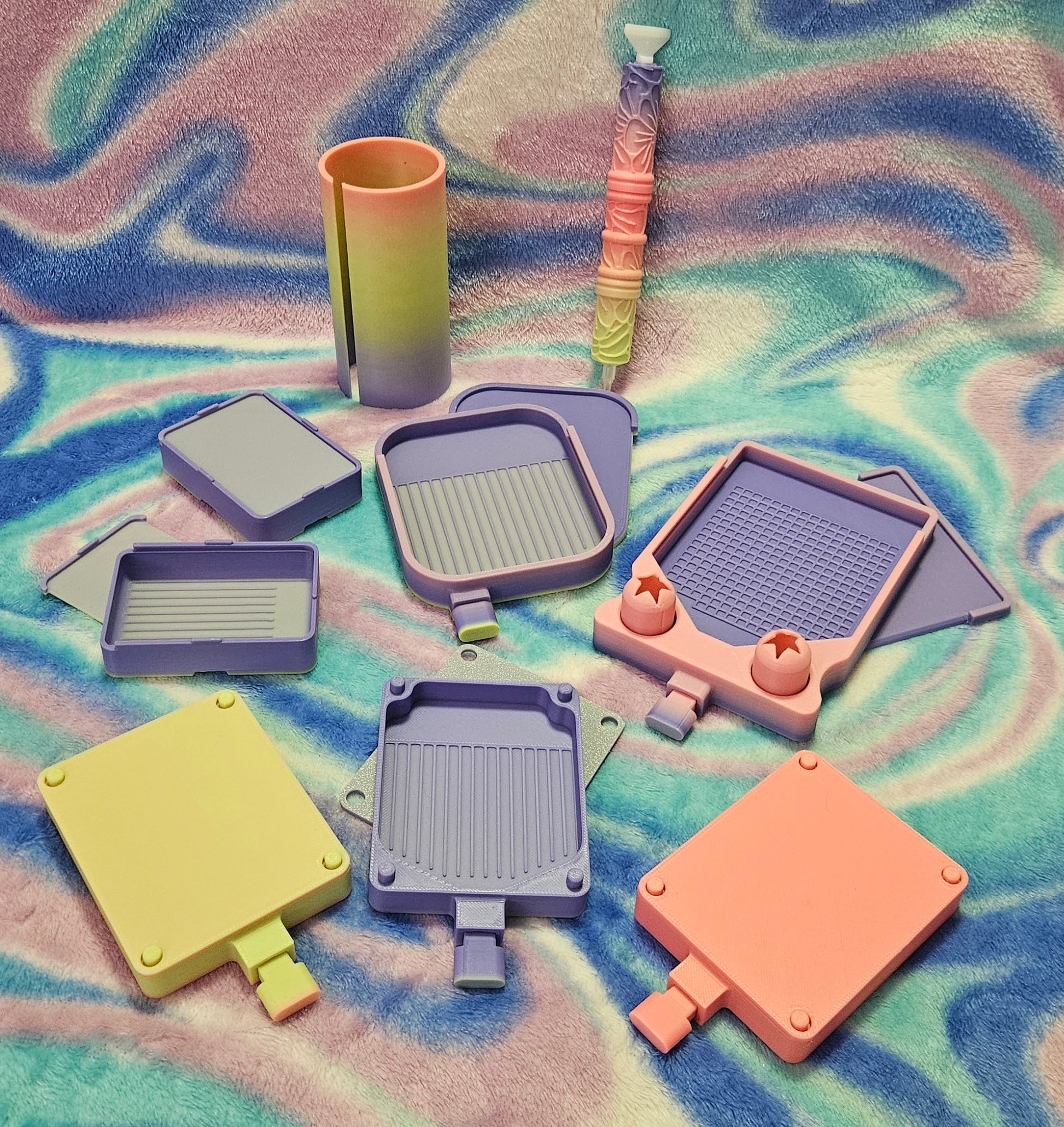 Pastel Fruit Shimmer & Save Diamond Painting Bundle Cosmic Crafts