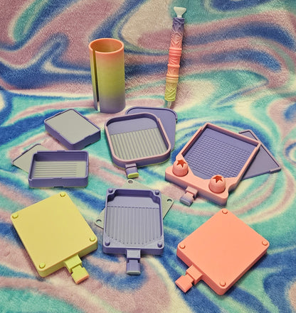 Pastel Fruit Shimmer & Save Diamond Painting Bundle Cosmic Crafts