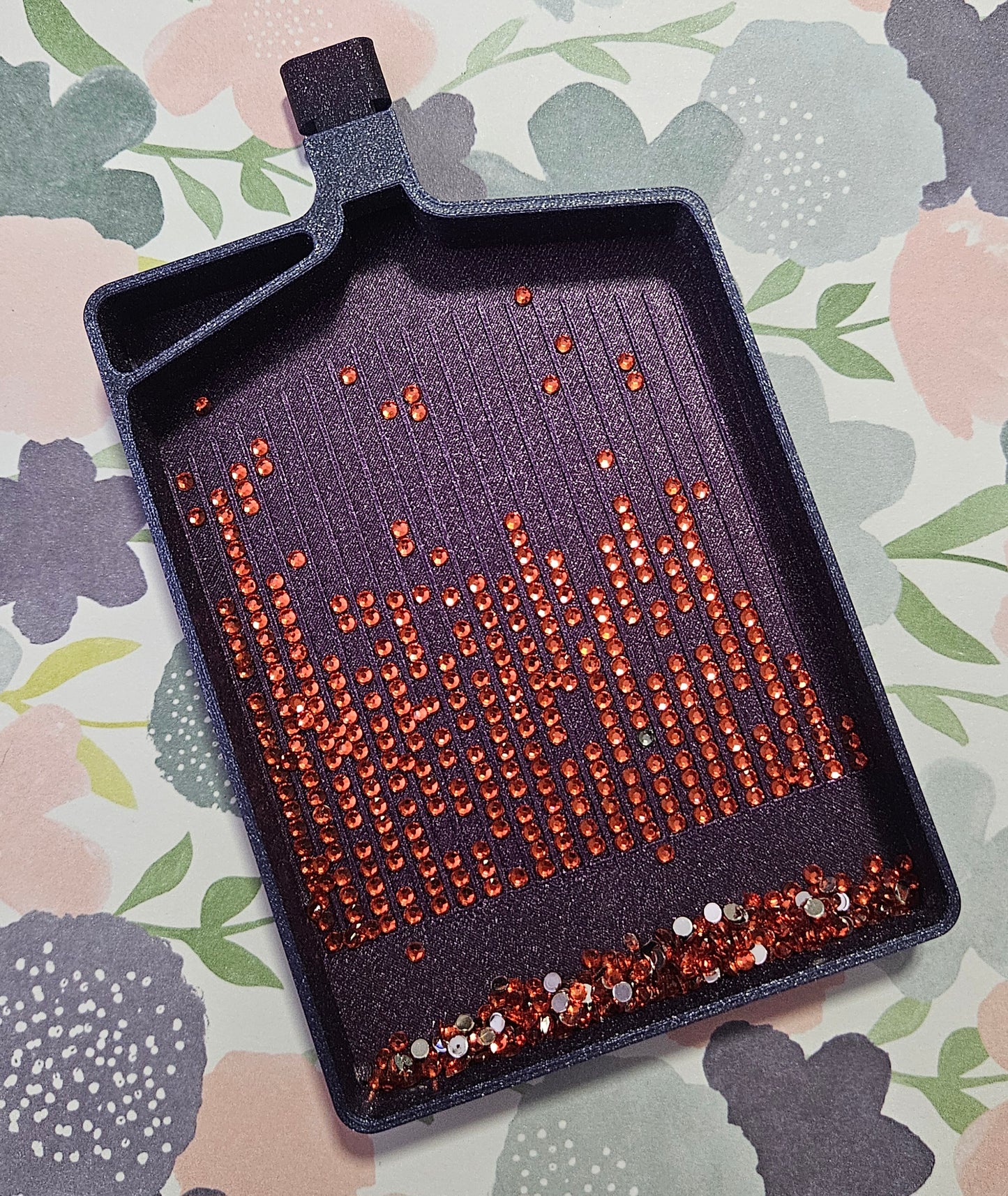 MINI-XXL Diamond Art Tray with Washi Feature & Stopper, Smaller Version of our XXL Tray,3D Printed Drill Tray with Trash Spot, Diamond Painting Tool