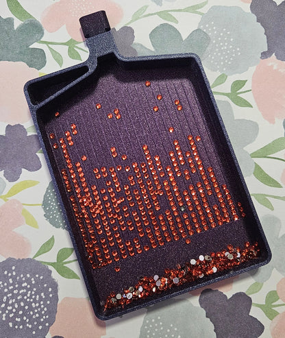 MINI-XXL Diamond Art Tray with Washi Feature & Stopper, Smaller Version of our XXL Tray,3D Printed Drill Tray with Trash Spot, Diamond Painting Tool Cosmic Crafts