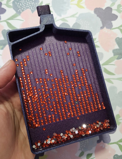 MINI-XXL Diamond Art Tray with Washi Feature & Stopper, Smaller Version of our XXL Tray,3D Printed Drill Tray with Trash Spot, Diamond Painting Tool Cosmic Crafts