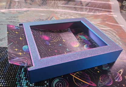 Diamond Painting Release Paper Storage & Dispenser Box, Diamond Art Cover Sheet Organizer Cosmic Crafts