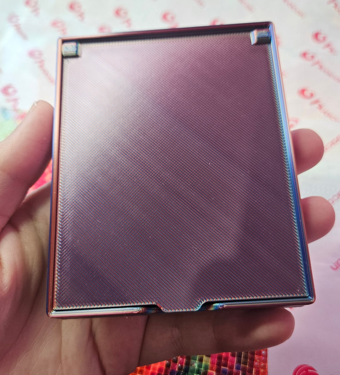 FLIP Diamond Art Tray with Flip Lid & Sloped Spout, 3D Printed Drill Tray, Unique Diamond Painting Tool