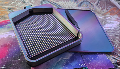 Multi-Color Universe Multiplacer Washi SNAP, XXL Diamond Painting Tray with Snap-On Lid Cosmic Crafts