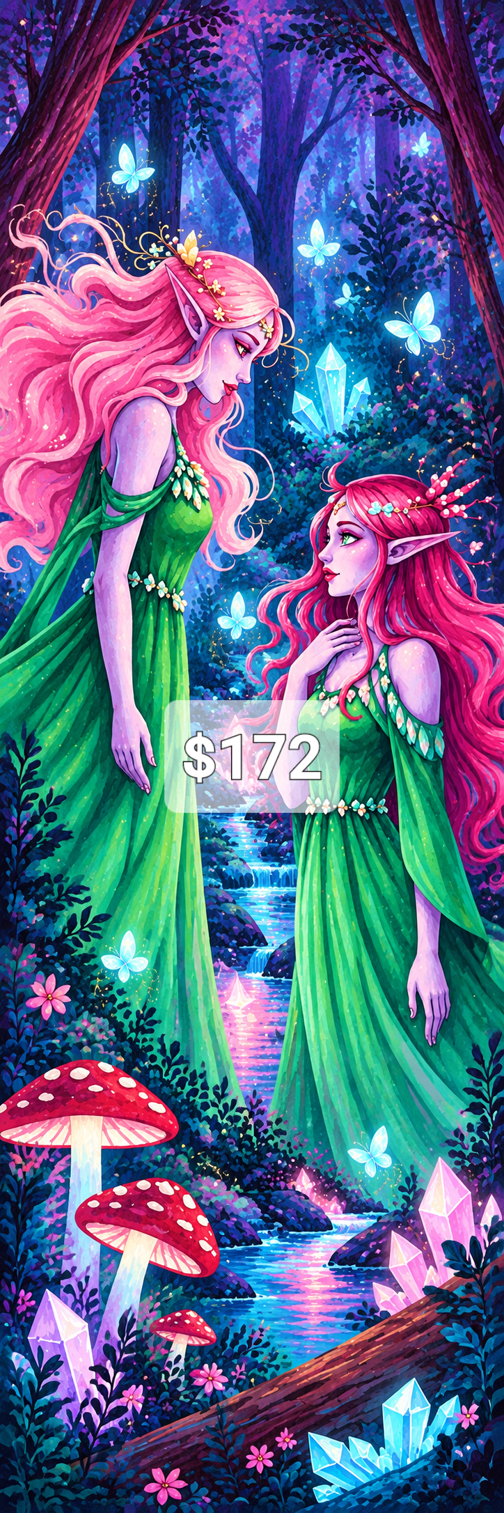 Limited Edition Mega Canvas PREMADE ARTWORK SPECIAL 1 Cosmic Crafts