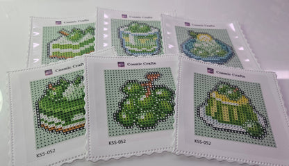 Mini Green Grape Treats Diamond Art Kit (6-Pack) Cosmic Crafts