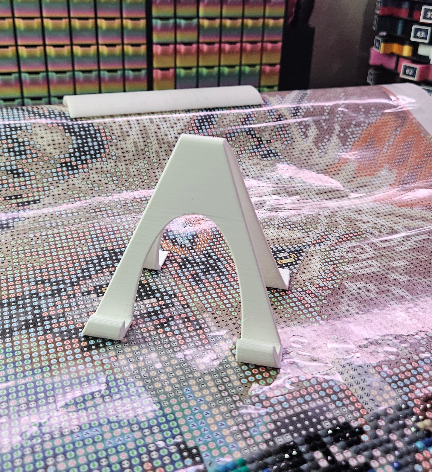 Mini Magnetic Diamond Art Frames for 2.5 Inch Minis, Holographic Dessert Kit Magnet Frame Cosmic Crafts