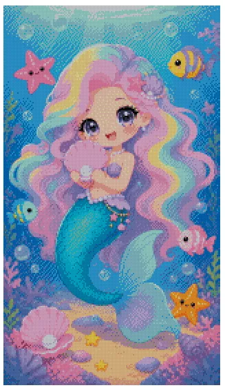 Glimmer Mermaid Limited Edition Diamond Painting Bundle PRE-ORDER Cosmic Crafts