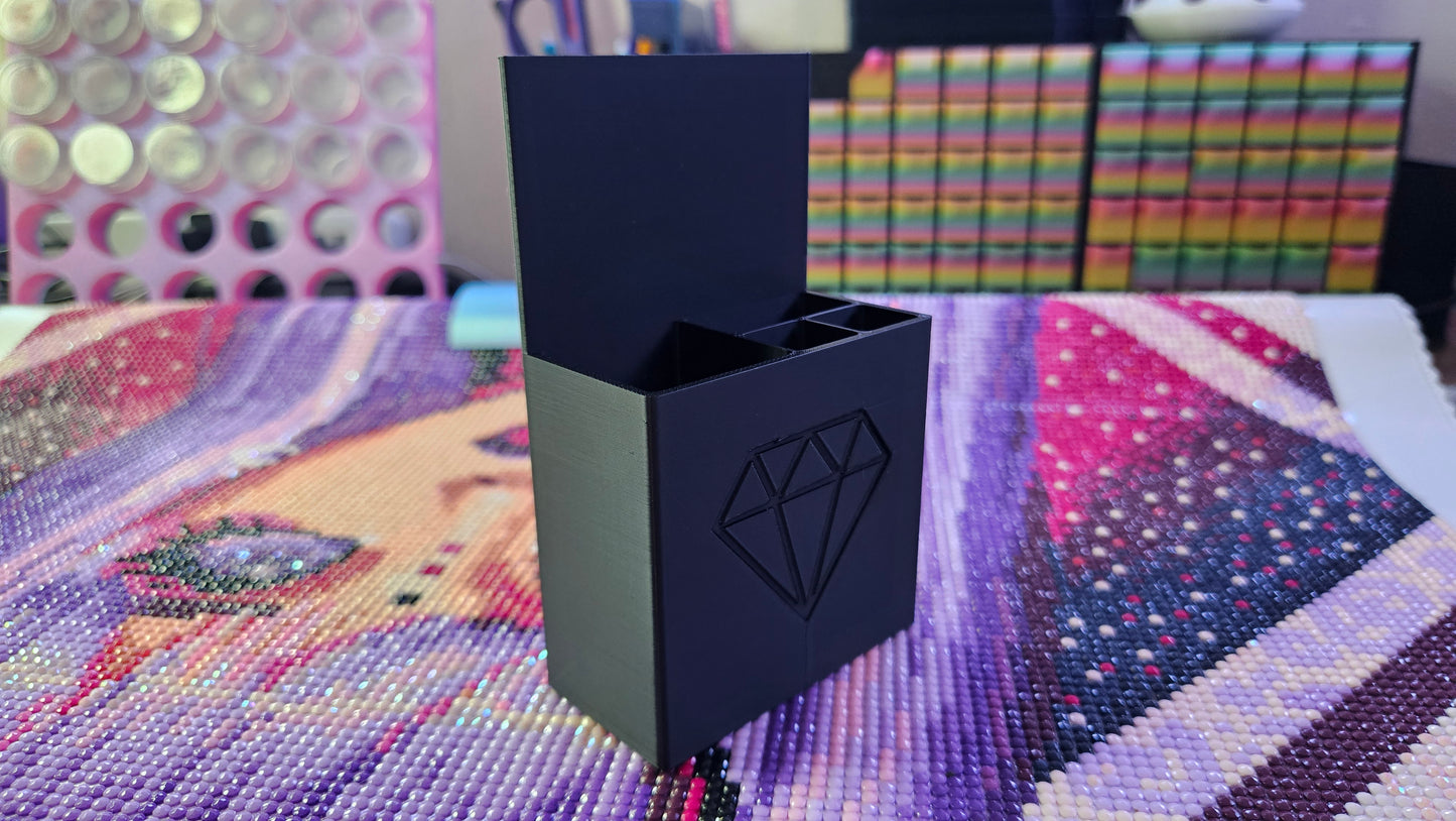 Small Diamond Painting Organizer, 3D Printed Mini Drawer System, Expandable Drill Storage for Diamond Art, Rhinestones, Beads & Crafts