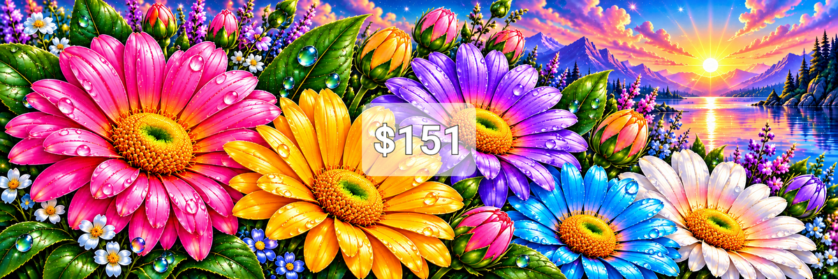 Limited Edition Mega Canvas PREMADE ARTWORK SPECIAL 1 Cosmic Crafts