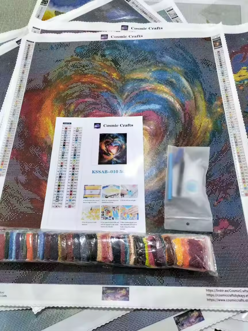 Custom Diamond Painting Kit from Photo, Personalized Full Drill Diamond Art, Round or Square Drills, DIY Photo Gift Cosmic Crafts