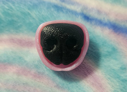 Dog Nose Fidget Clicker, 3D Printed Fidget Toy, Dog Lover Gift, Keychain or Desk Fidget, Custom Color Made To Order Cosmic Crafts