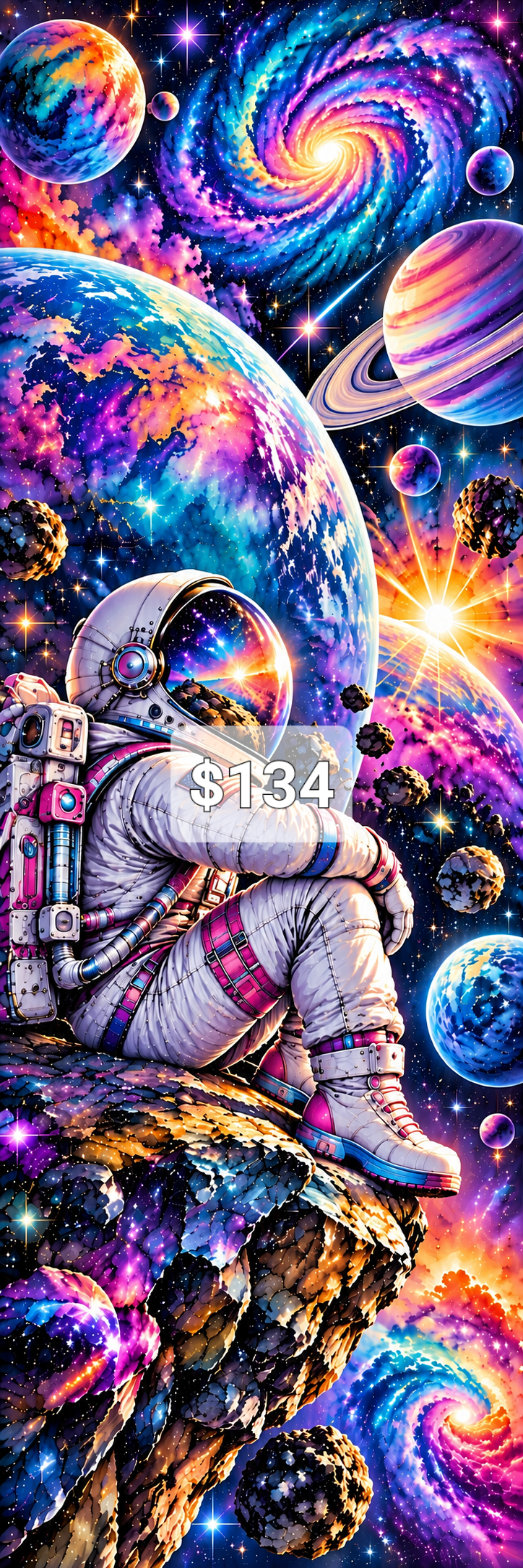 Limited Edition Mega Canvas PREMADE ARTWORK SPECIAL 1 Cosmic Crafts