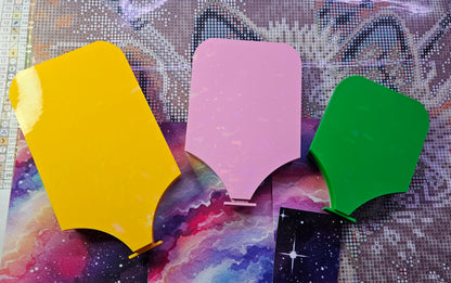 Multi-Color Galaxy Washi SNAP, XL Diamond Painting Tray with Snap-On Lid Cosmic Crafts